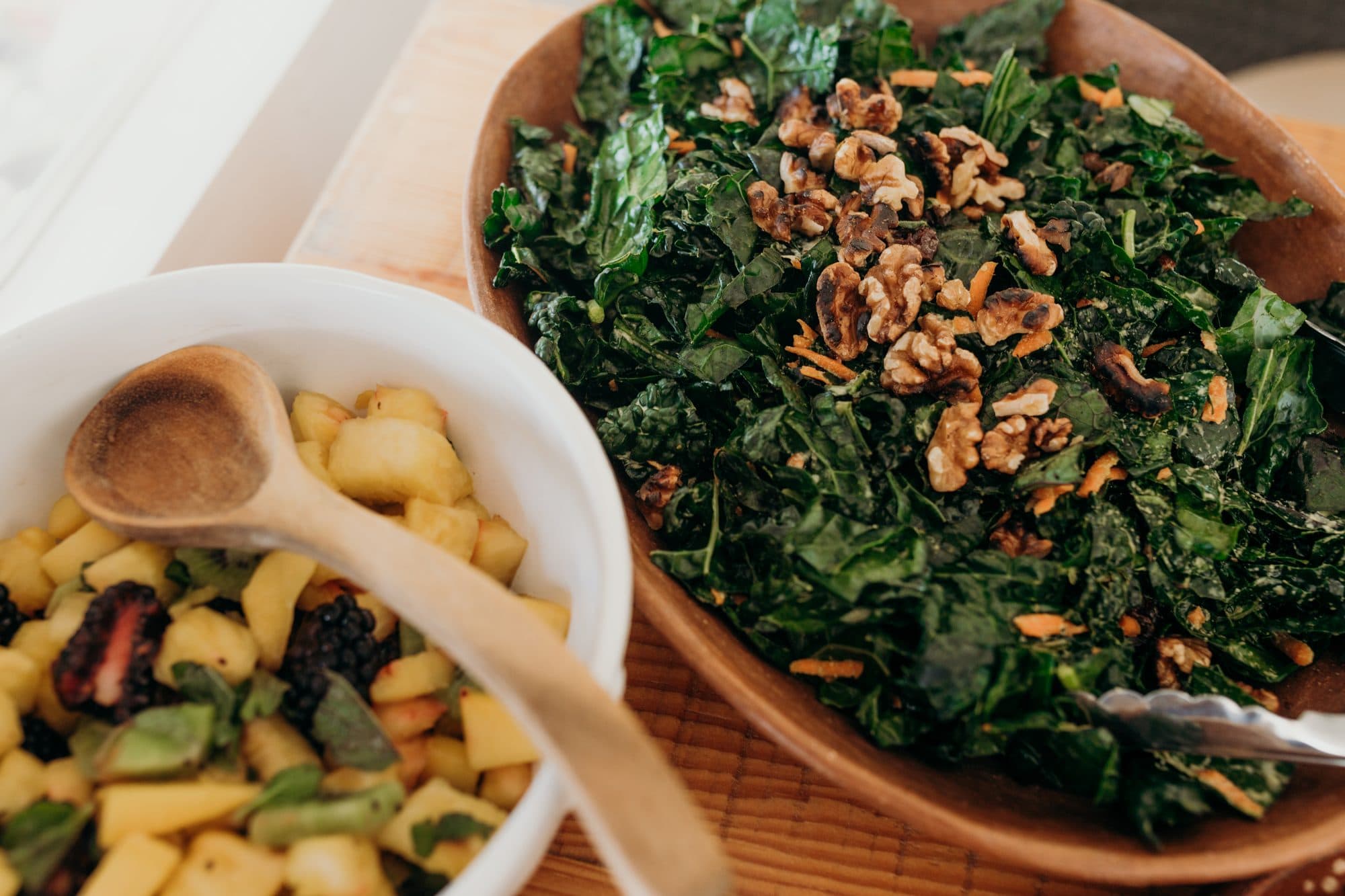 Fresh vegetarian and vegan dishes from the farm