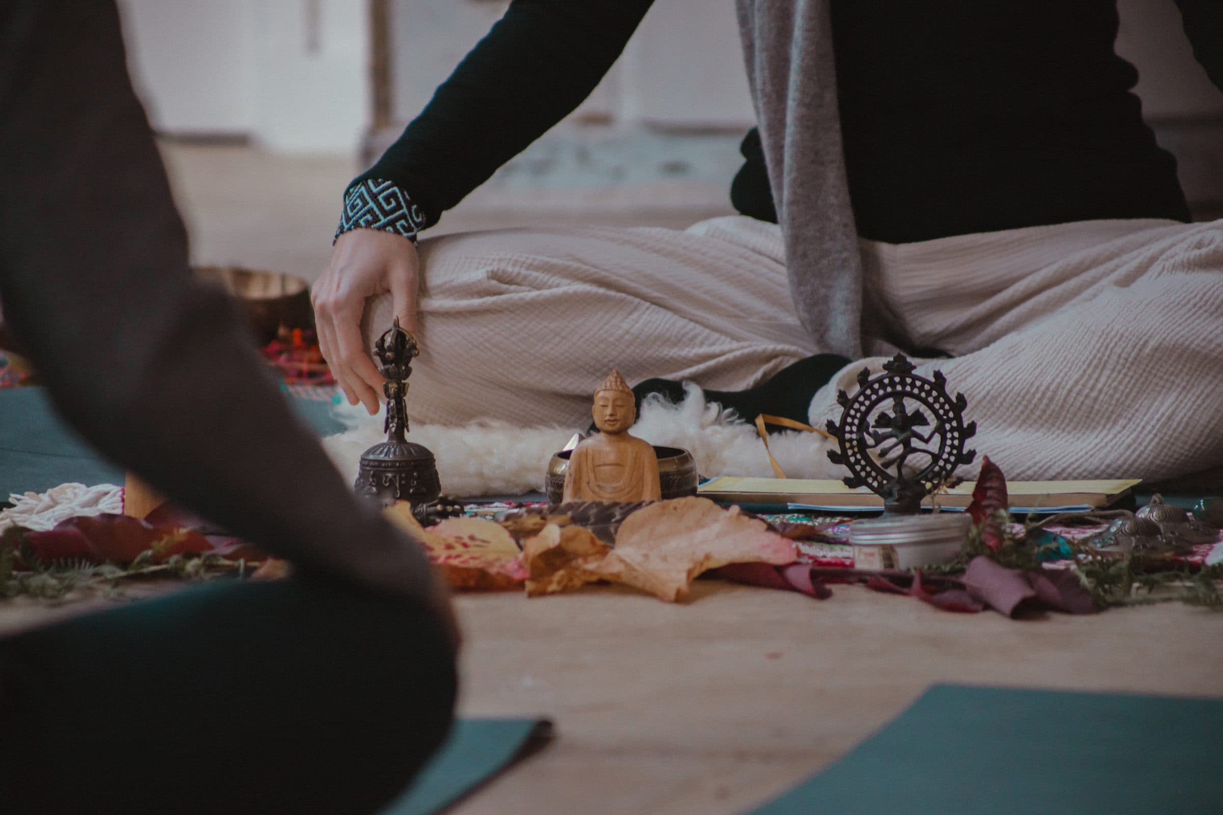 A retreat gathering at Casa Damara